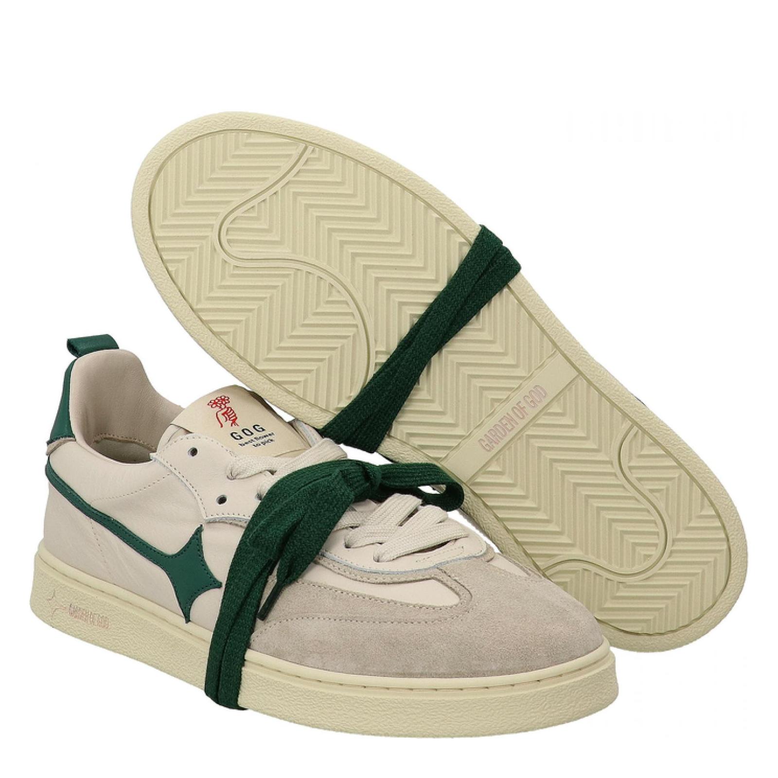 EARTH LEA off-white-green