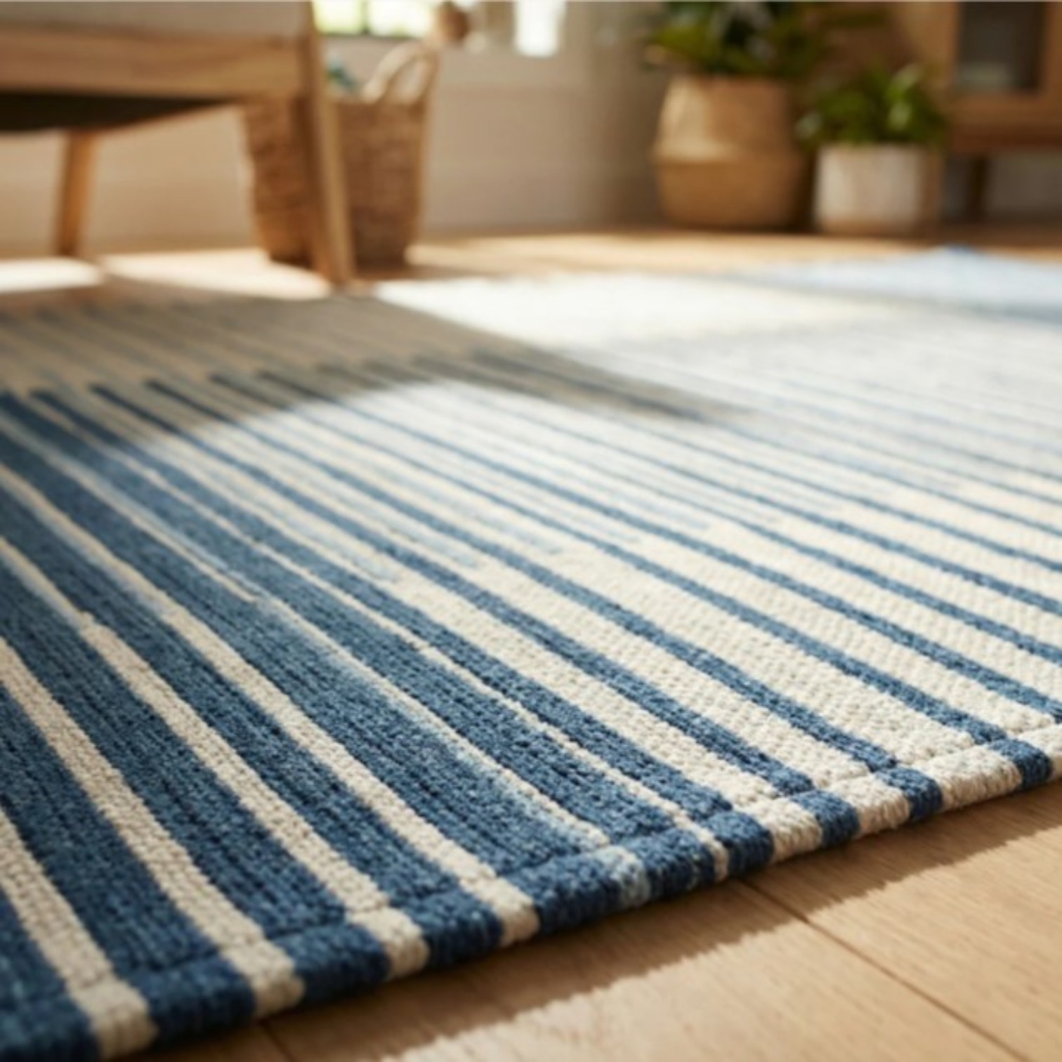 Tappeto Neon antiscivolo - Azzurro