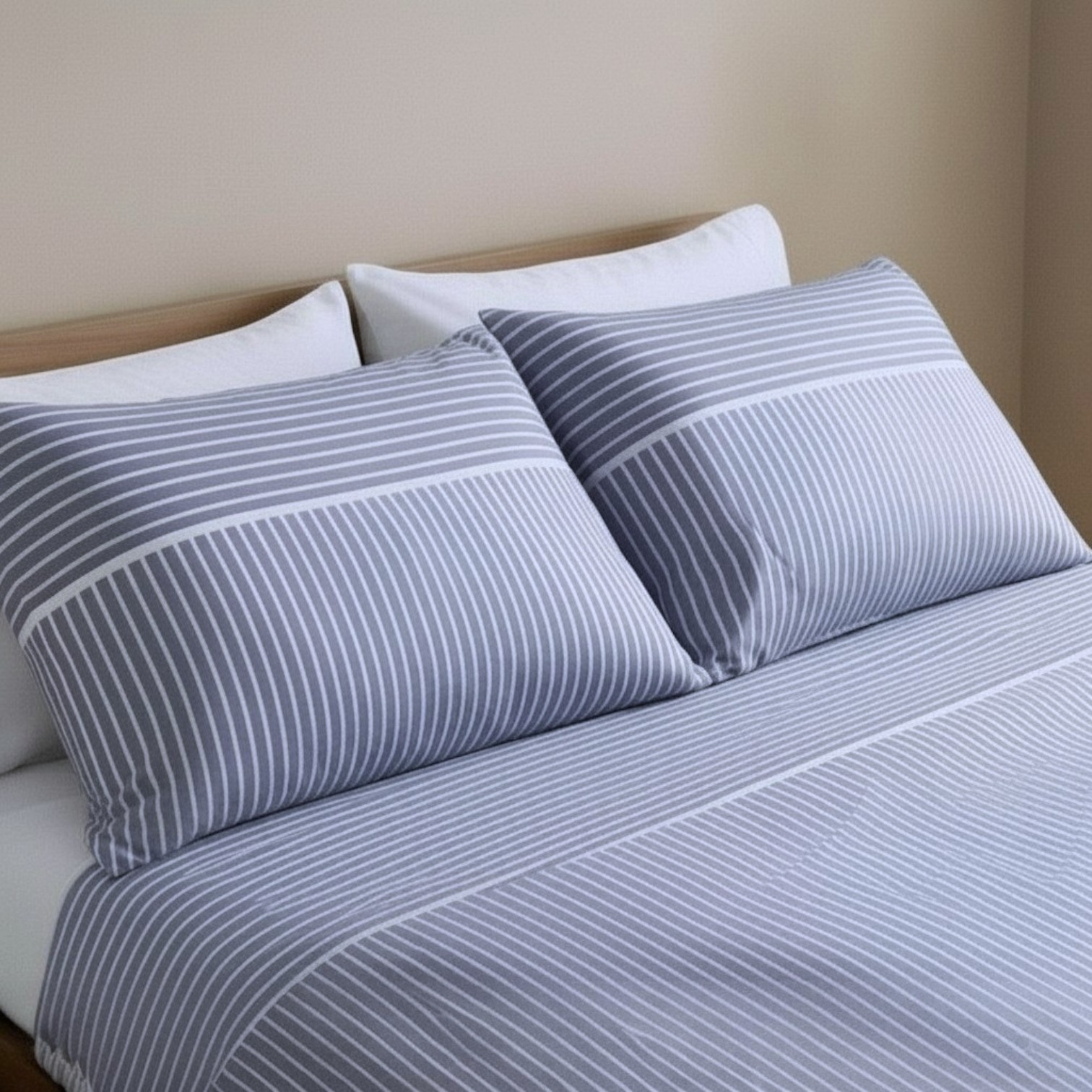 Completo letto matrimoniale Bastoncino - Polvere