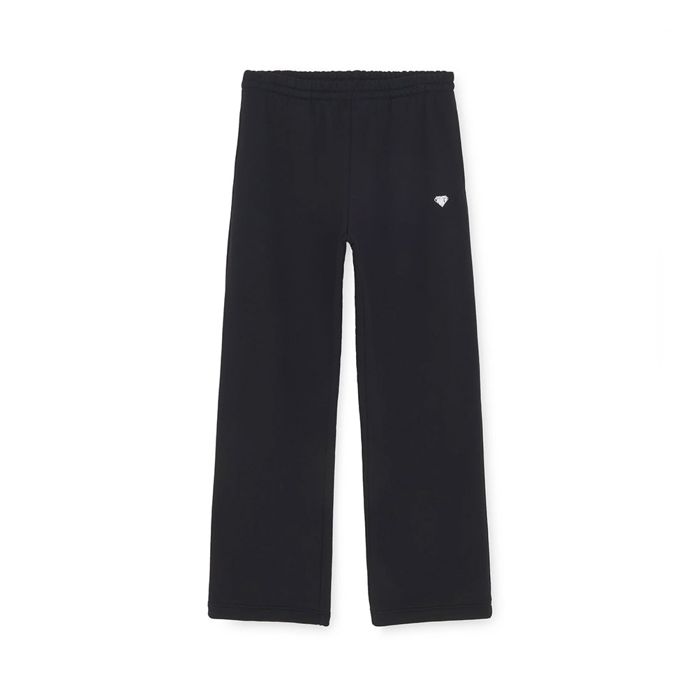 IUTER Pantalone Sweatpants Logo Wide Leg Black 