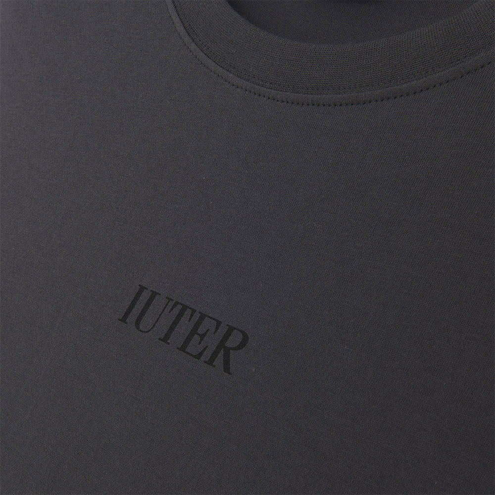 IUTER Maglietta Maniche Corte Tee Battle Reverse Stitch Asphalt 