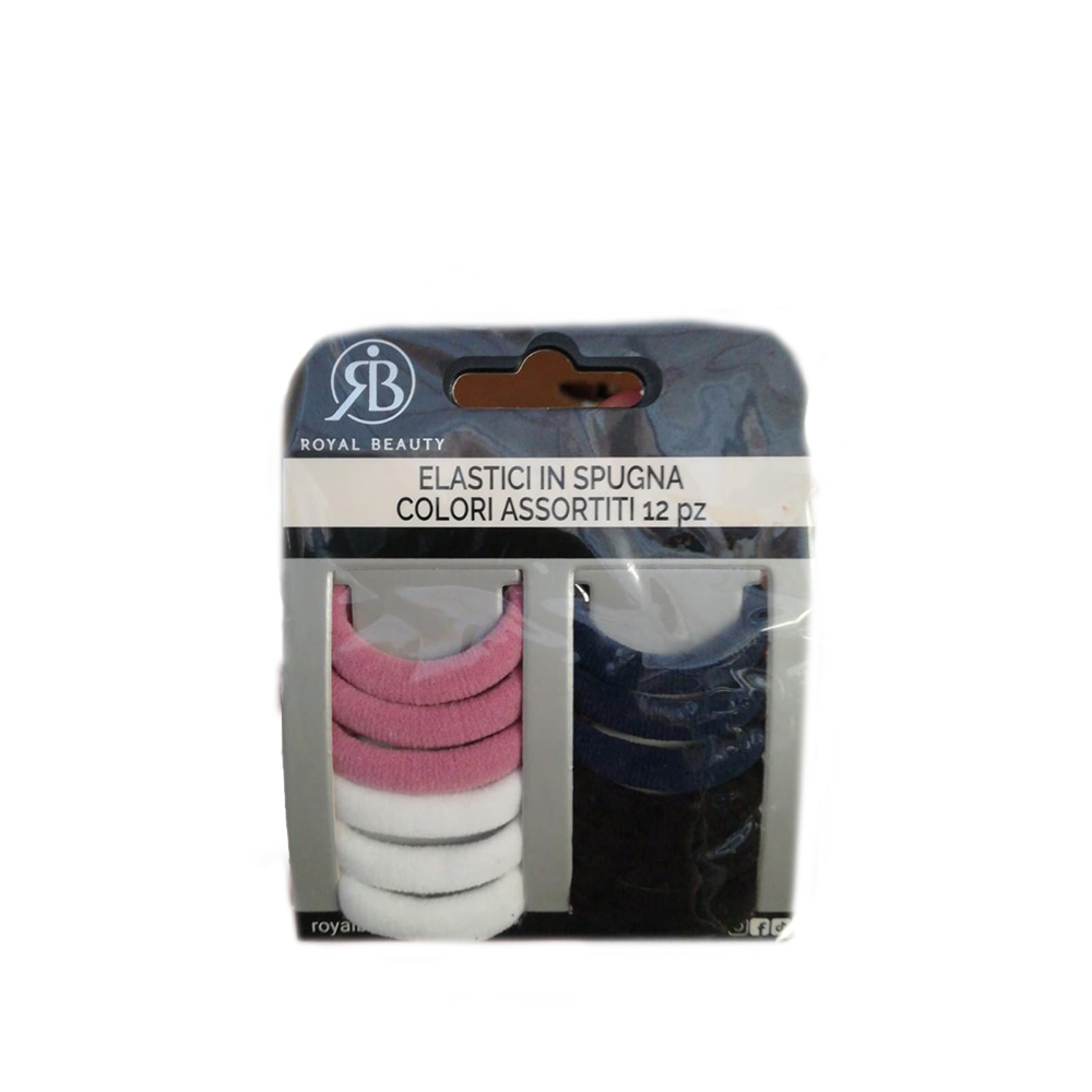 Elastico Spugna Marrone e Nero 8 Pezzi
