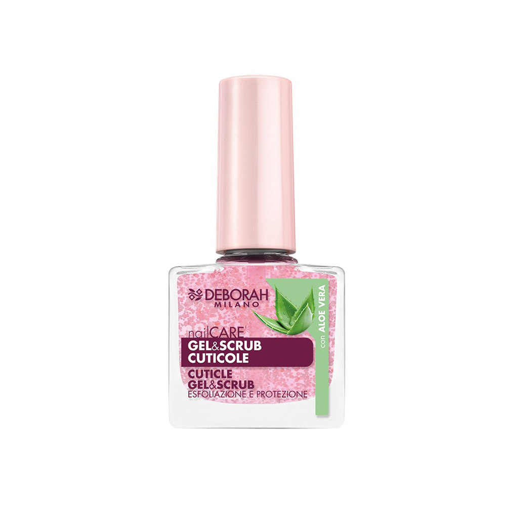 Smalto Gel&Scrub Cuticole con Aloe Vera