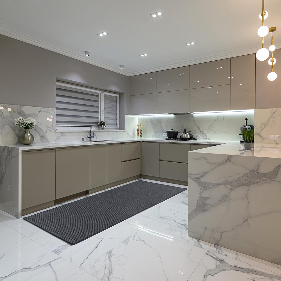 Tappeto OASI CARBONE – Eleganza e Praticità per Cucina e Bagno