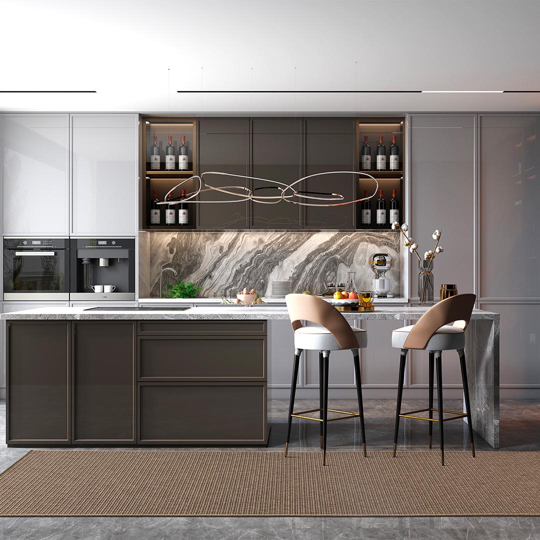 Tappeto OASI NOCCIOLA – Eleganza e Funzionalità per la Cucina e il Bagno