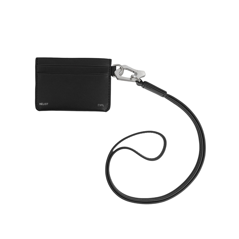HELIOT EMIL Porta Carte Card Holder Redini Black