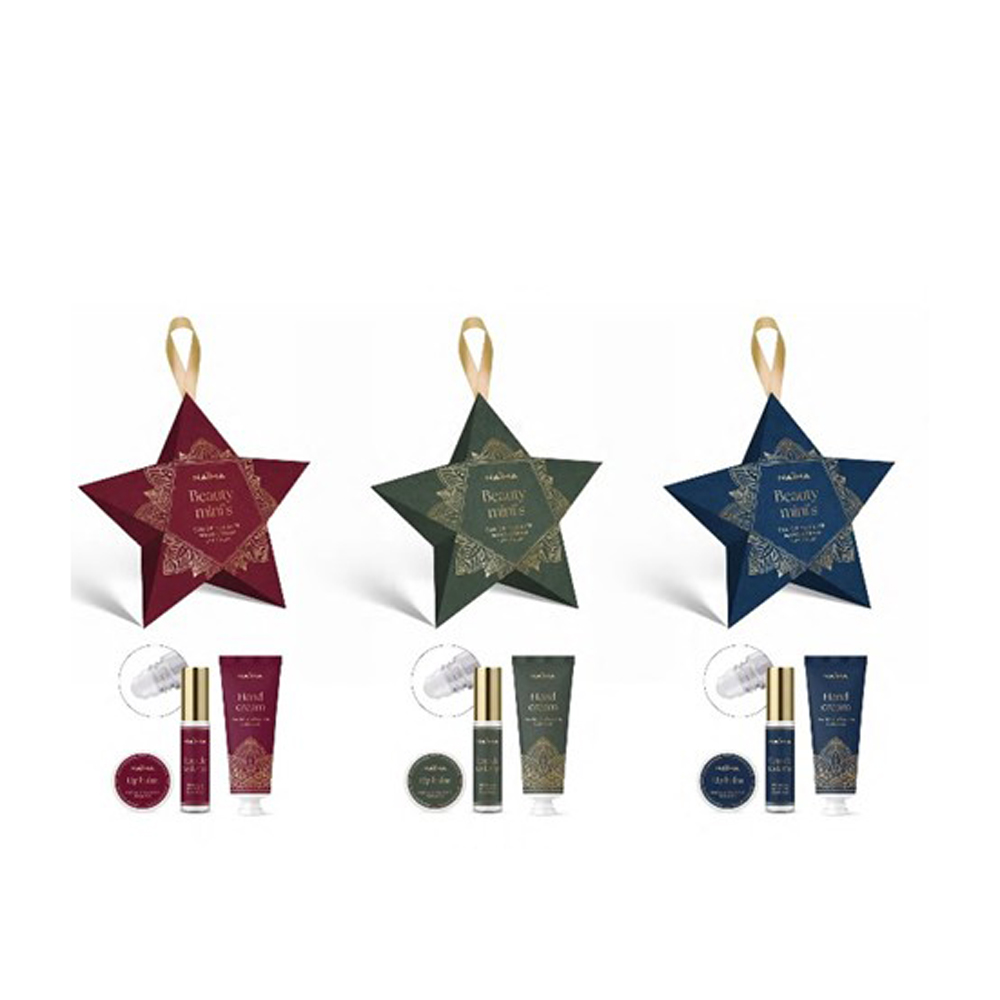 Cofanetto Balsamo Labbra, Crema Mani e Profumo Eau de Toilette Profumazione Assortita