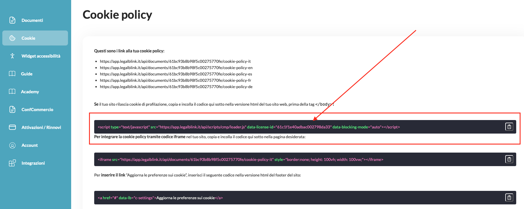 nuovo banner cookie stringa IAB e Google