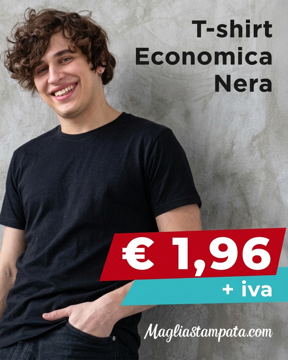 magliette economiche nere