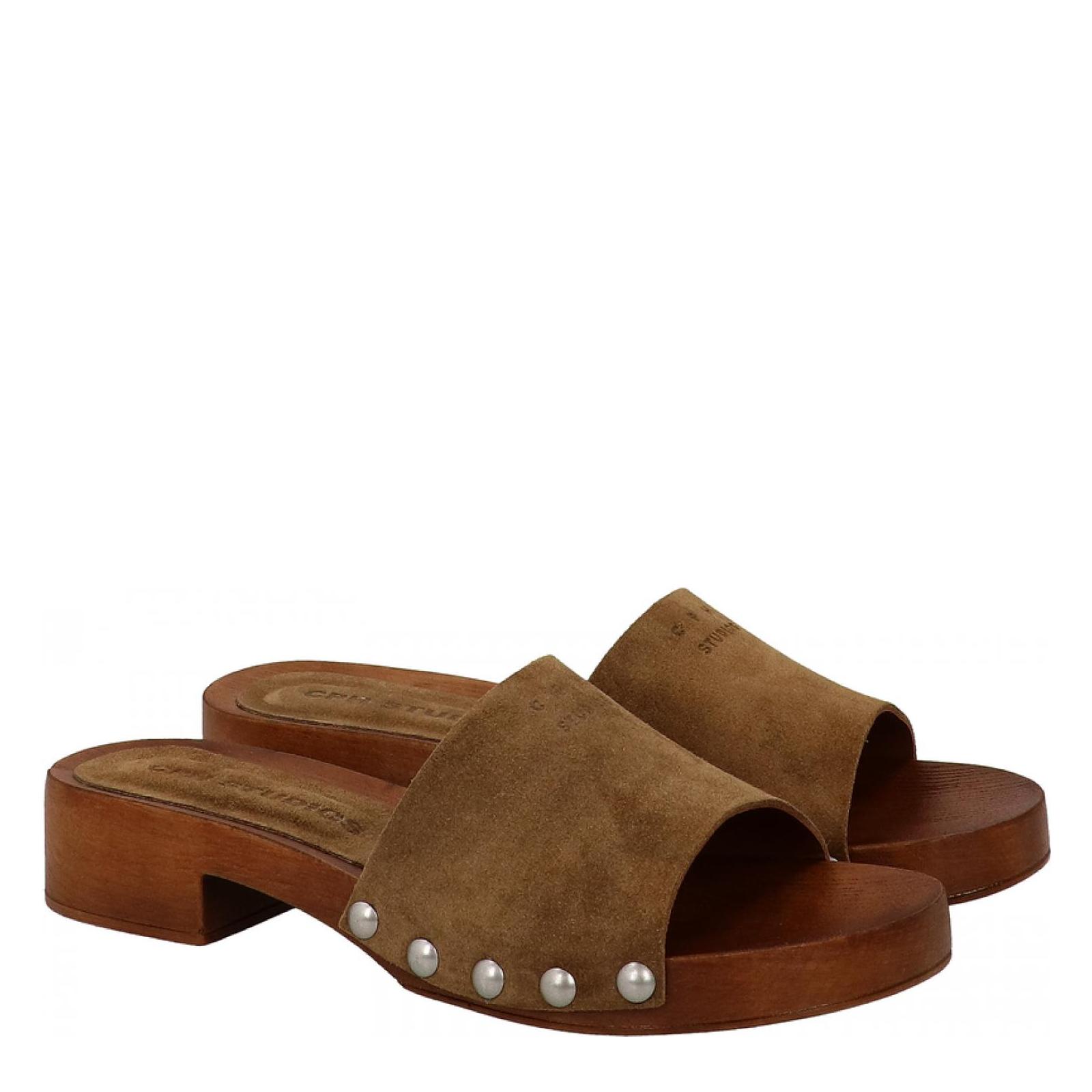 WOMAN SUEDE CLOG