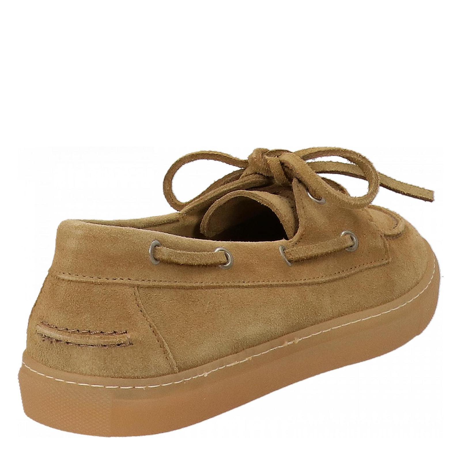 WOMAN SUEDE LOAFER sand-cream
