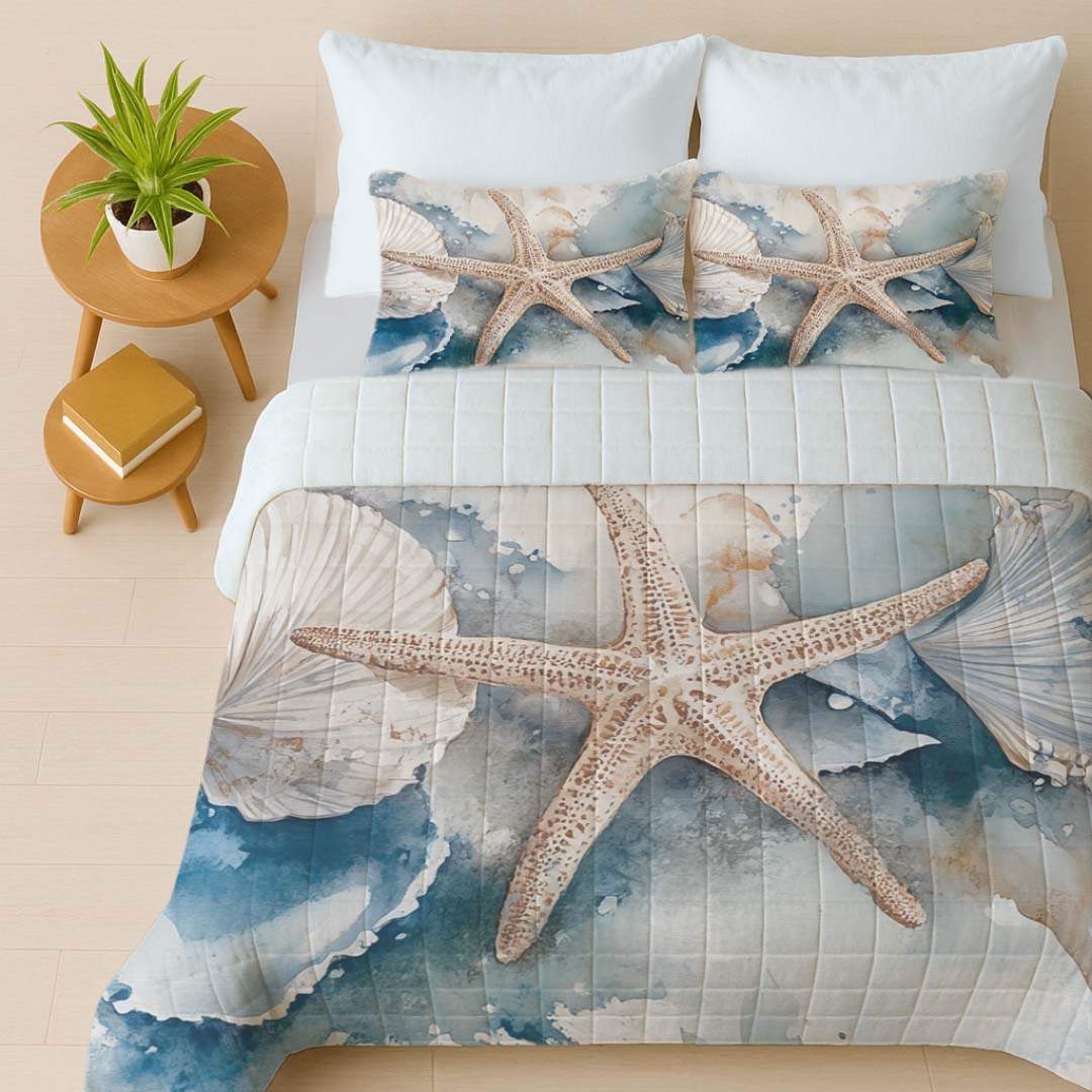 Trapuntino matrimoniale in stampa digitale - Brest