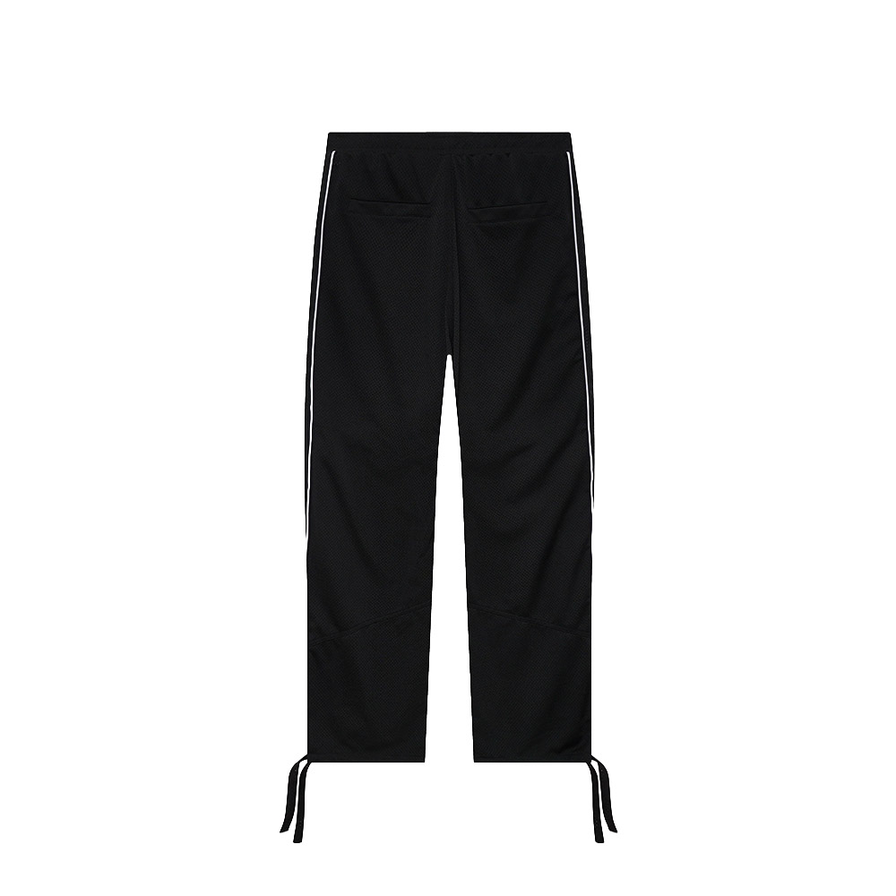 RHUDE Pantaloni Track Pant Parachute Mesh Piping Black 