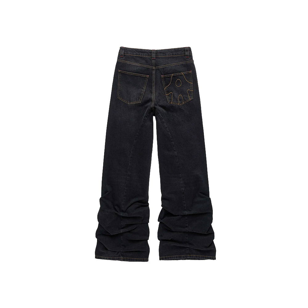 AVAVAV Pantaloni Jeans Pleated Black 