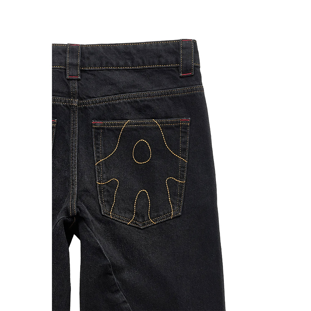 AVAVAV Pantaloni Jeans Pleated Black 