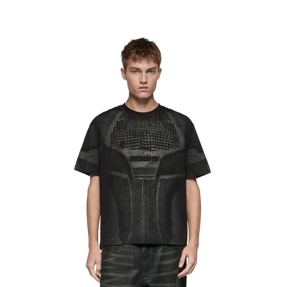 MISBHV Maglietta Maniche Corte Tee Active Black 