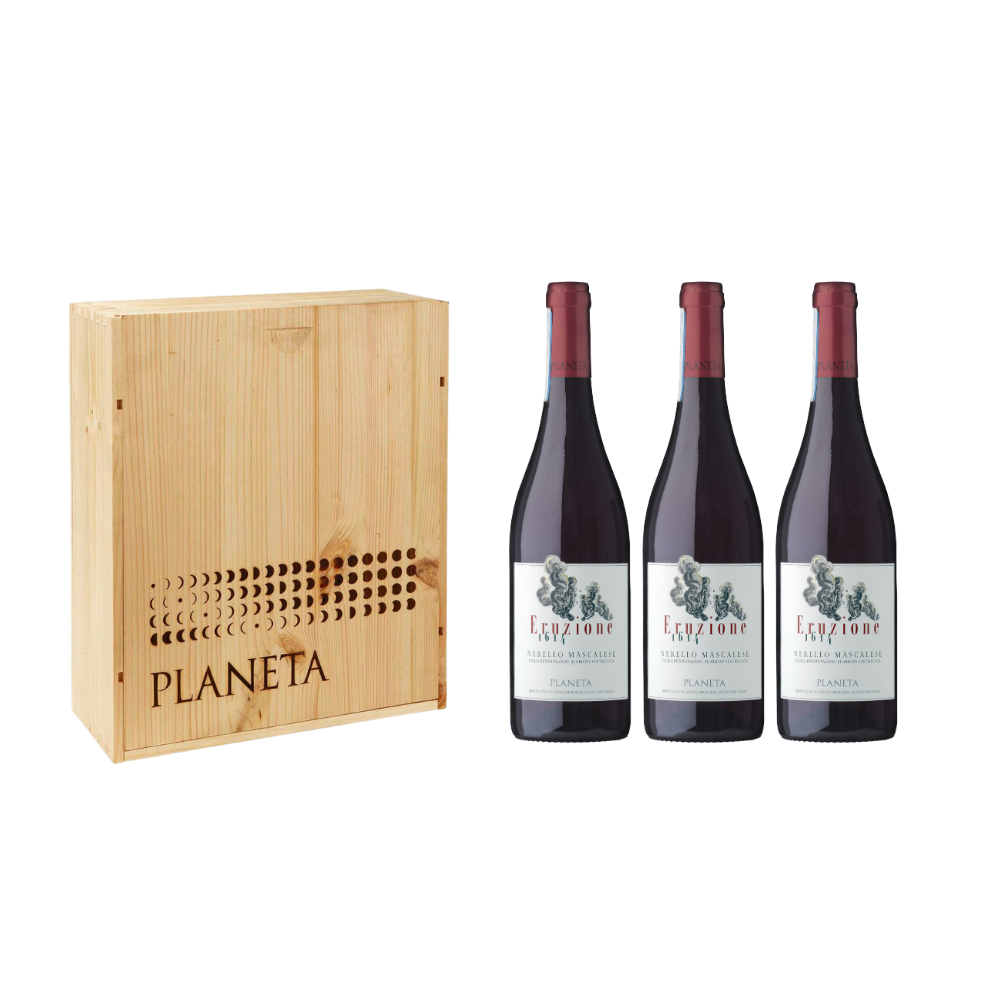 NERELLO MASCALESE ROSSO 0,750 LEGNO X 3 DOC SICILIA ERUZIONE 1614