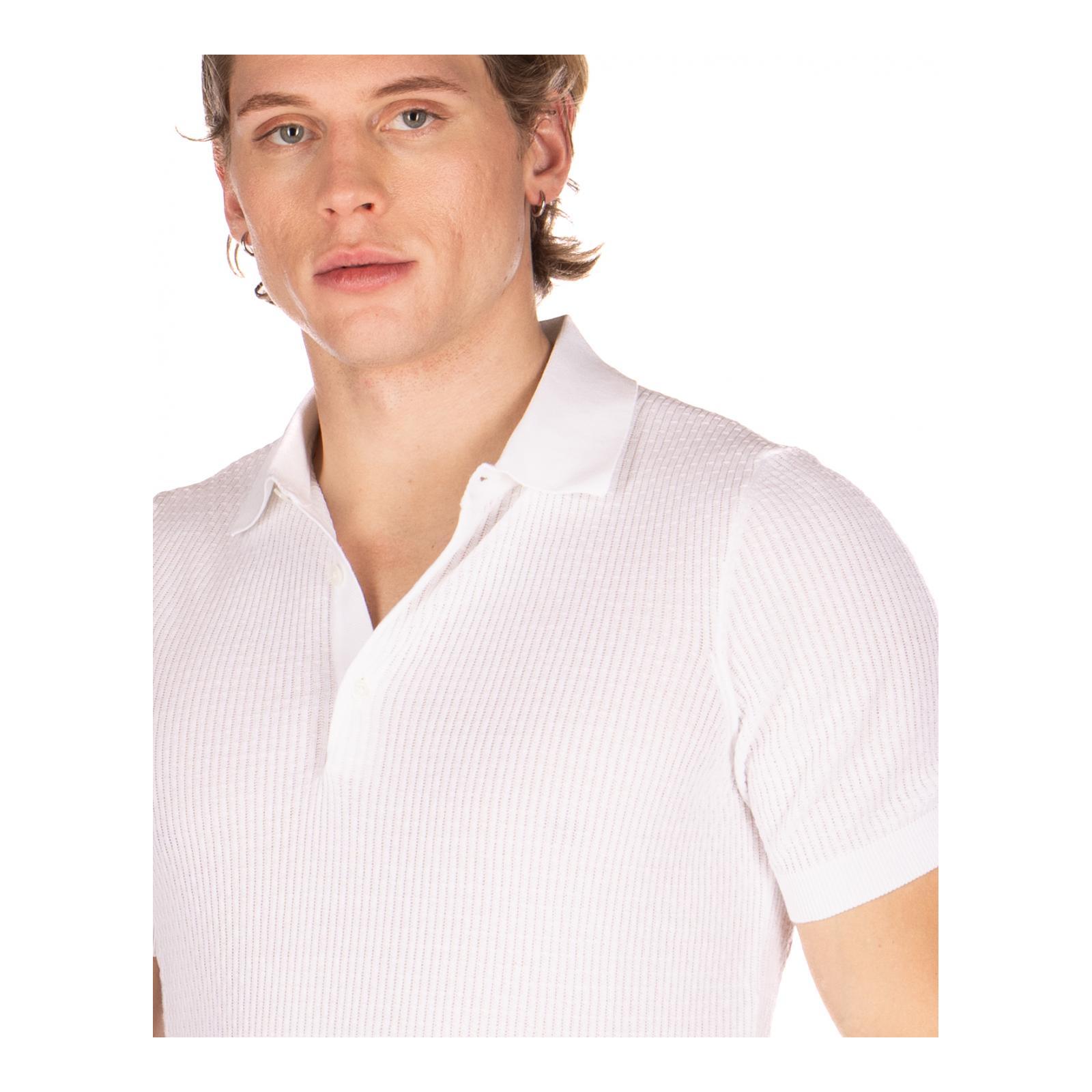 POLO MM BOTT 1-bianco