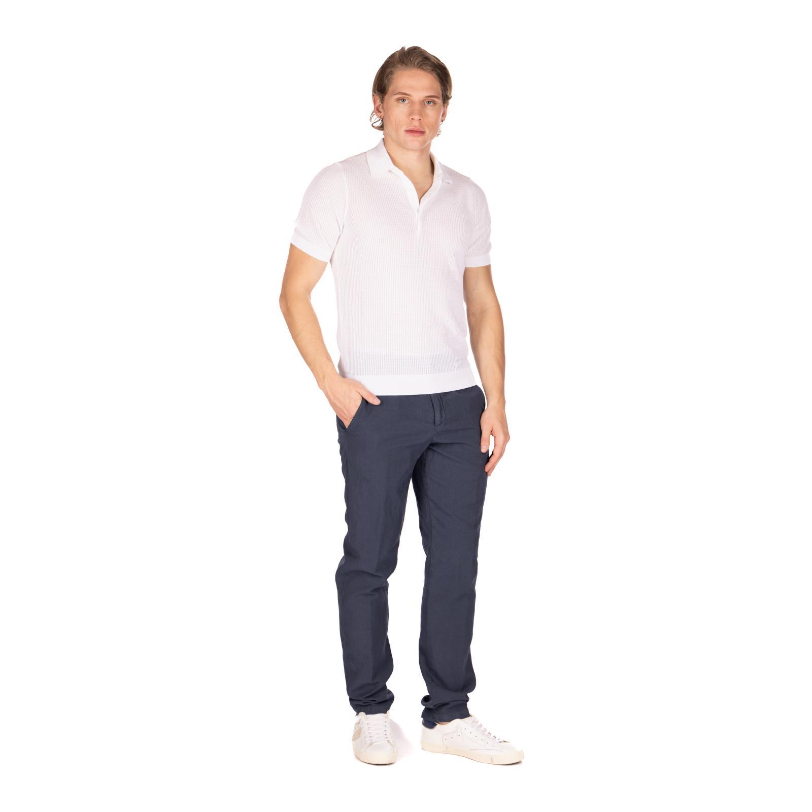 POLO MM BOTT 1-bianco