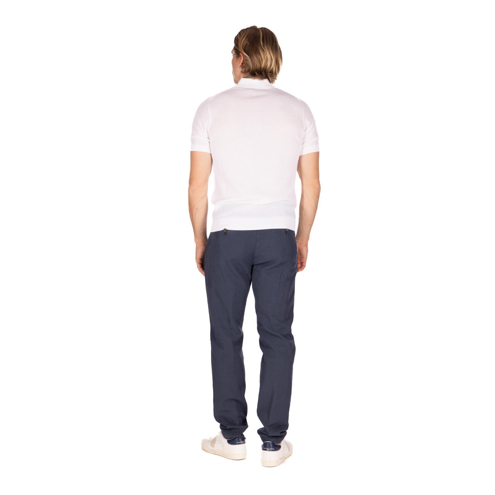 POLO MM BOTT 1-bianco