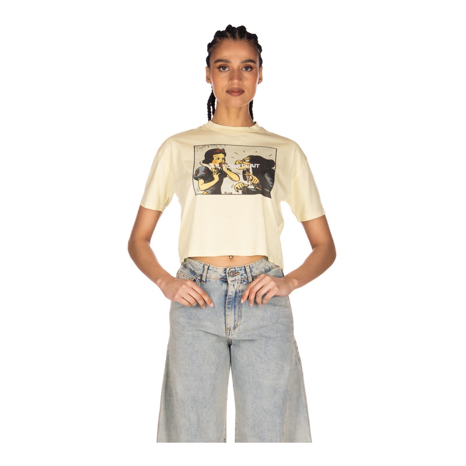 T-SHIRT CROP WASH DIGITAL