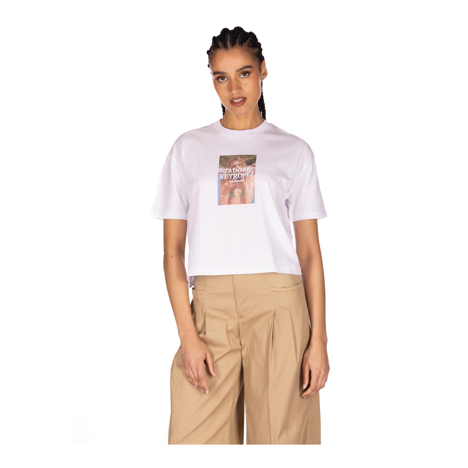 T-SHIRT CROP BASIC DIGITAL EMB