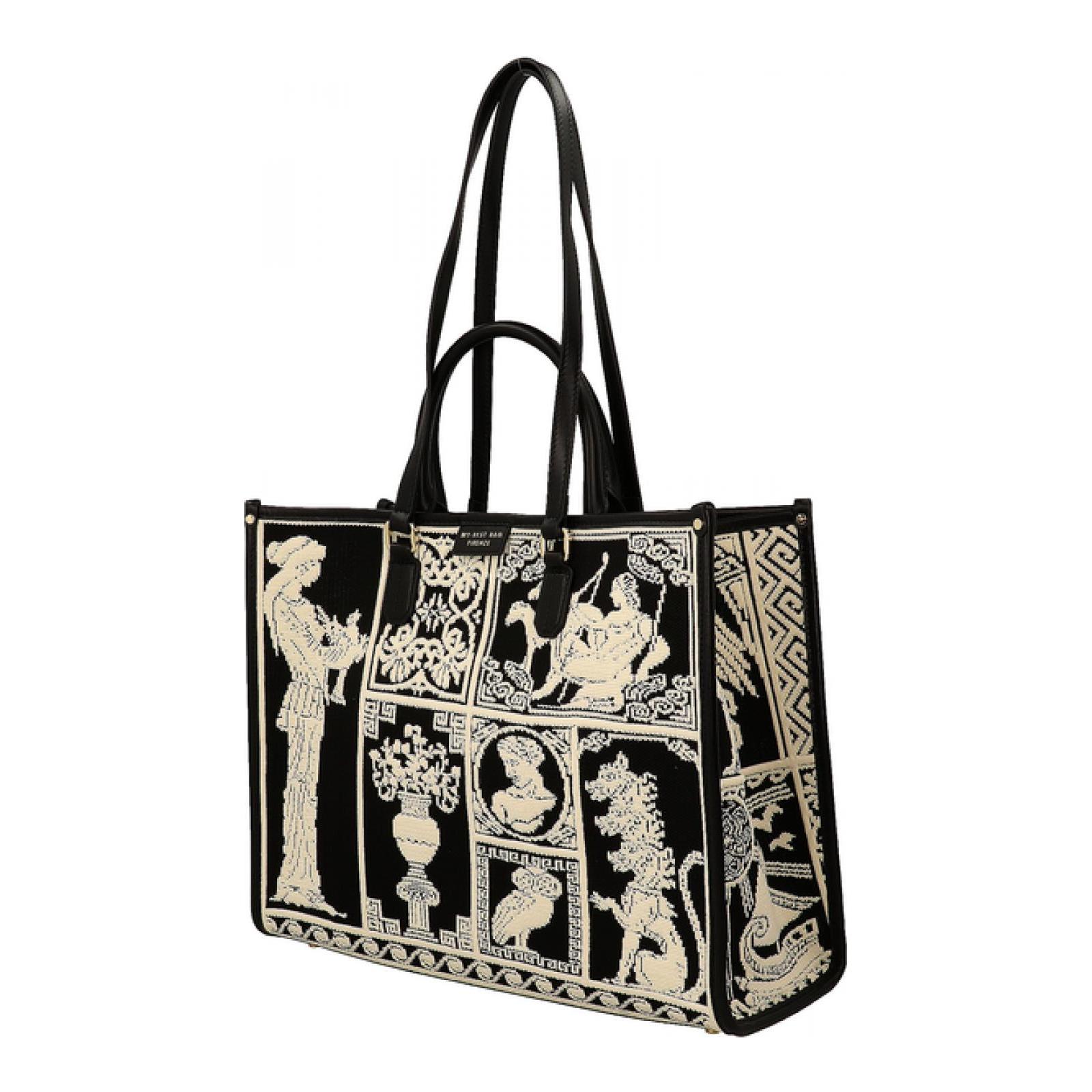 MY BEST BAG blakc-white