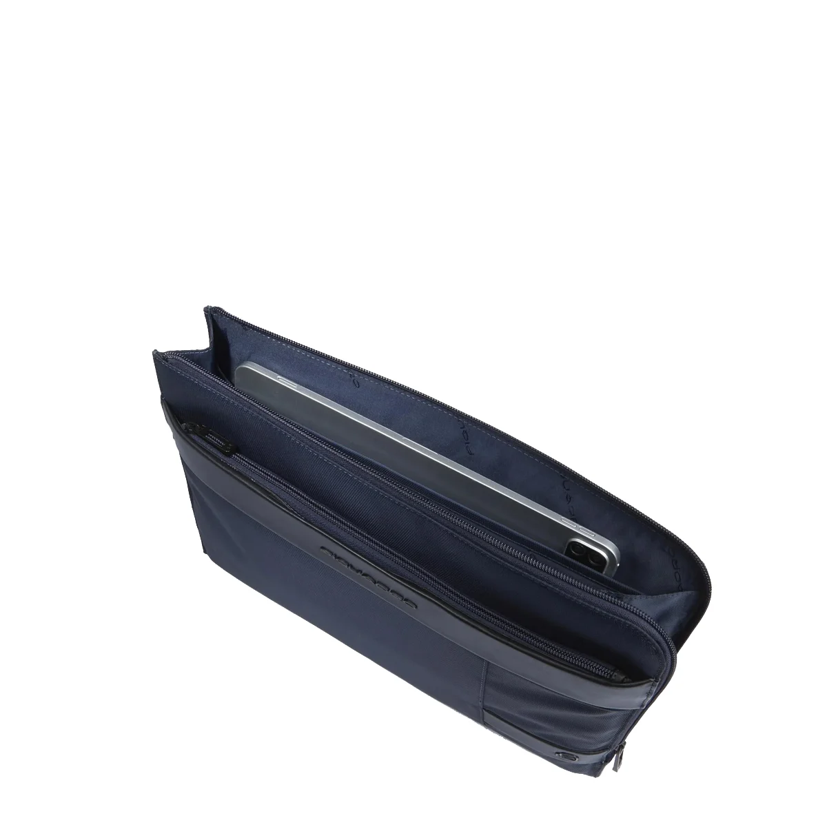 Piquadro CUSTODIA PORTA PC CON MANICI A SCOMPARSA E BLU BLU