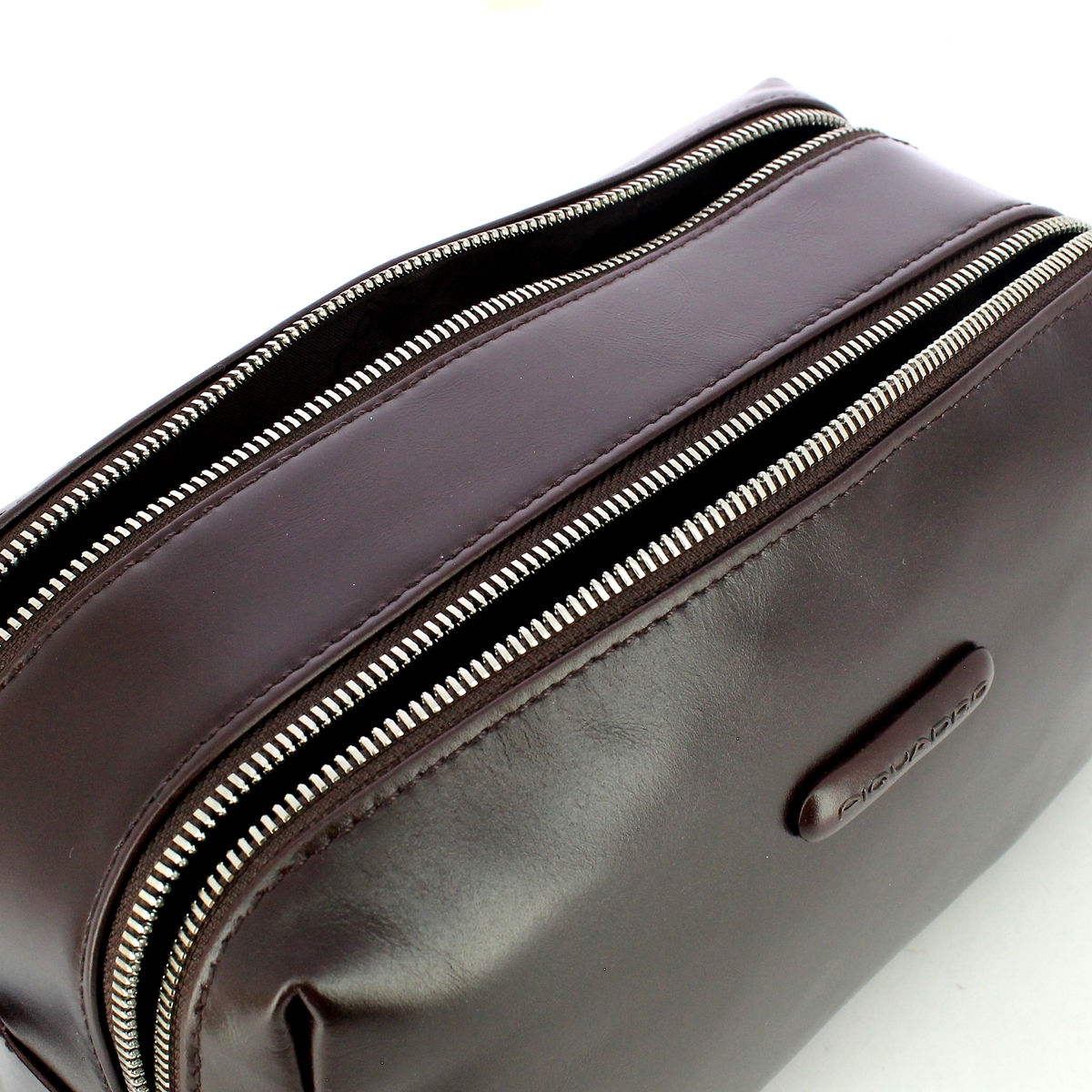 Piquadro NECESSAIRE DA VIAGGIO A DUE SCOMPARTI MO MOGANO