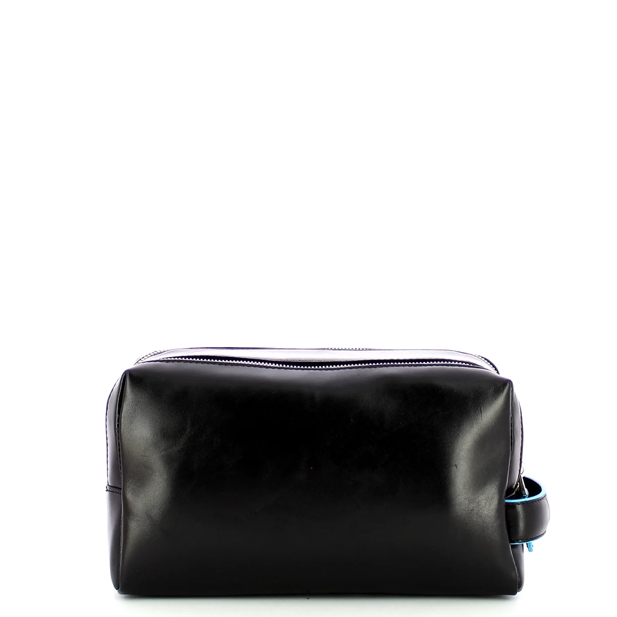 Piquadro BEAUTY CASE UOMO IN PELLE A DUE SCOMPARTI N NERO