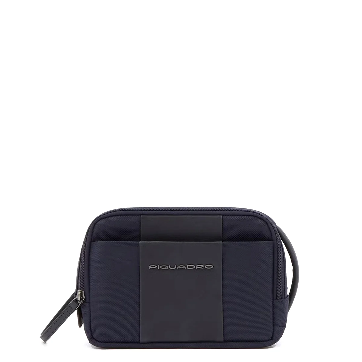 Piquadro BEAUTY CASE UOMO IN TESSUTO RICIC. E PELLE BLU BLU