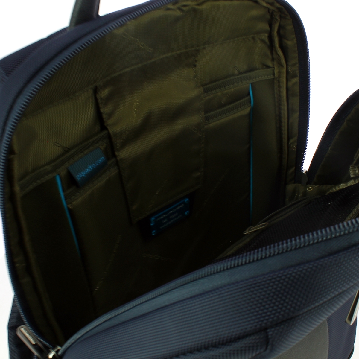 Piquadro ZAINO PORTA COMPUTER E IPAD IN TESSUTO BLU BLU