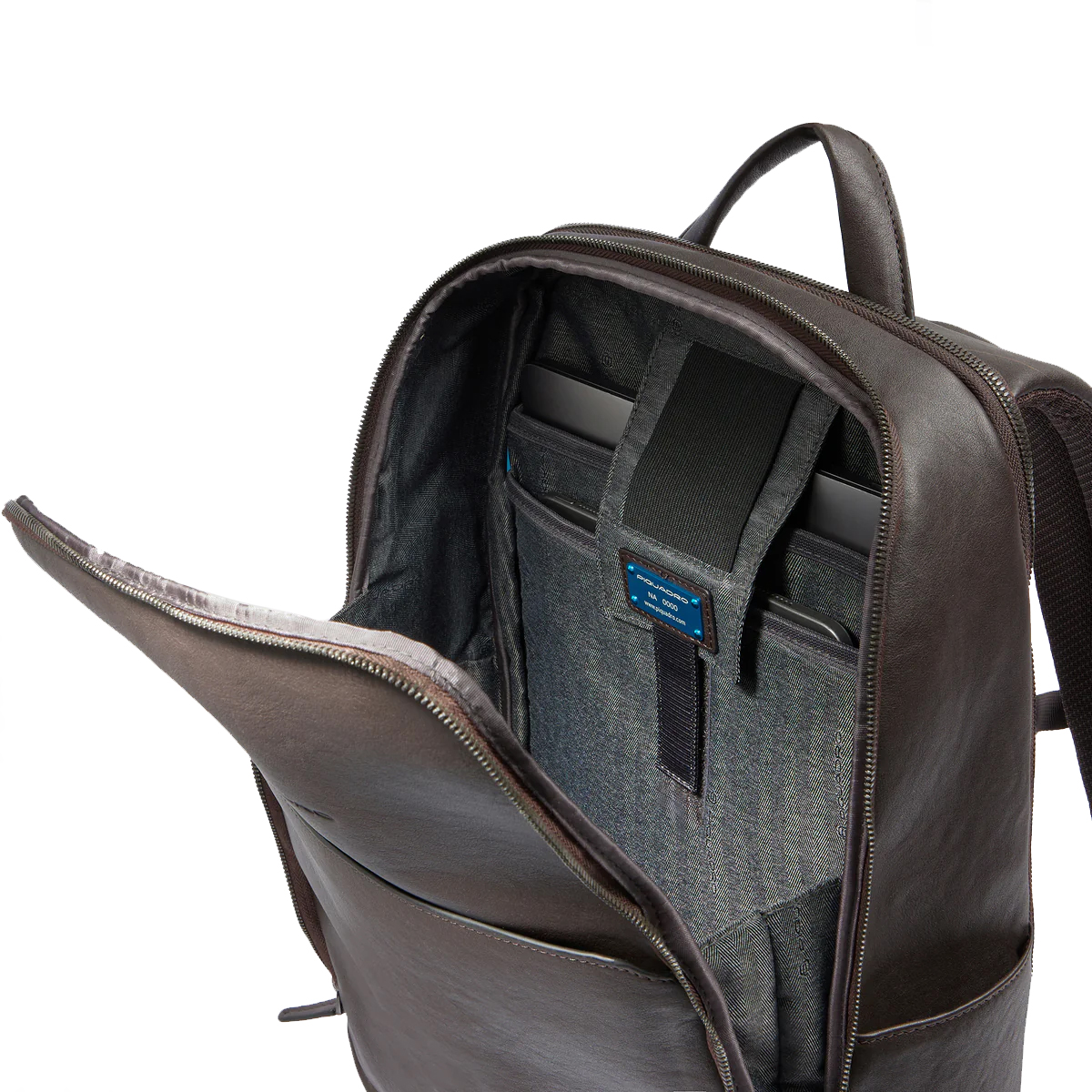 Piquadro ZAINO IN PELLE PORTA PC 15,6'' CON FAST CHECK VEVE VERDE/VERDE