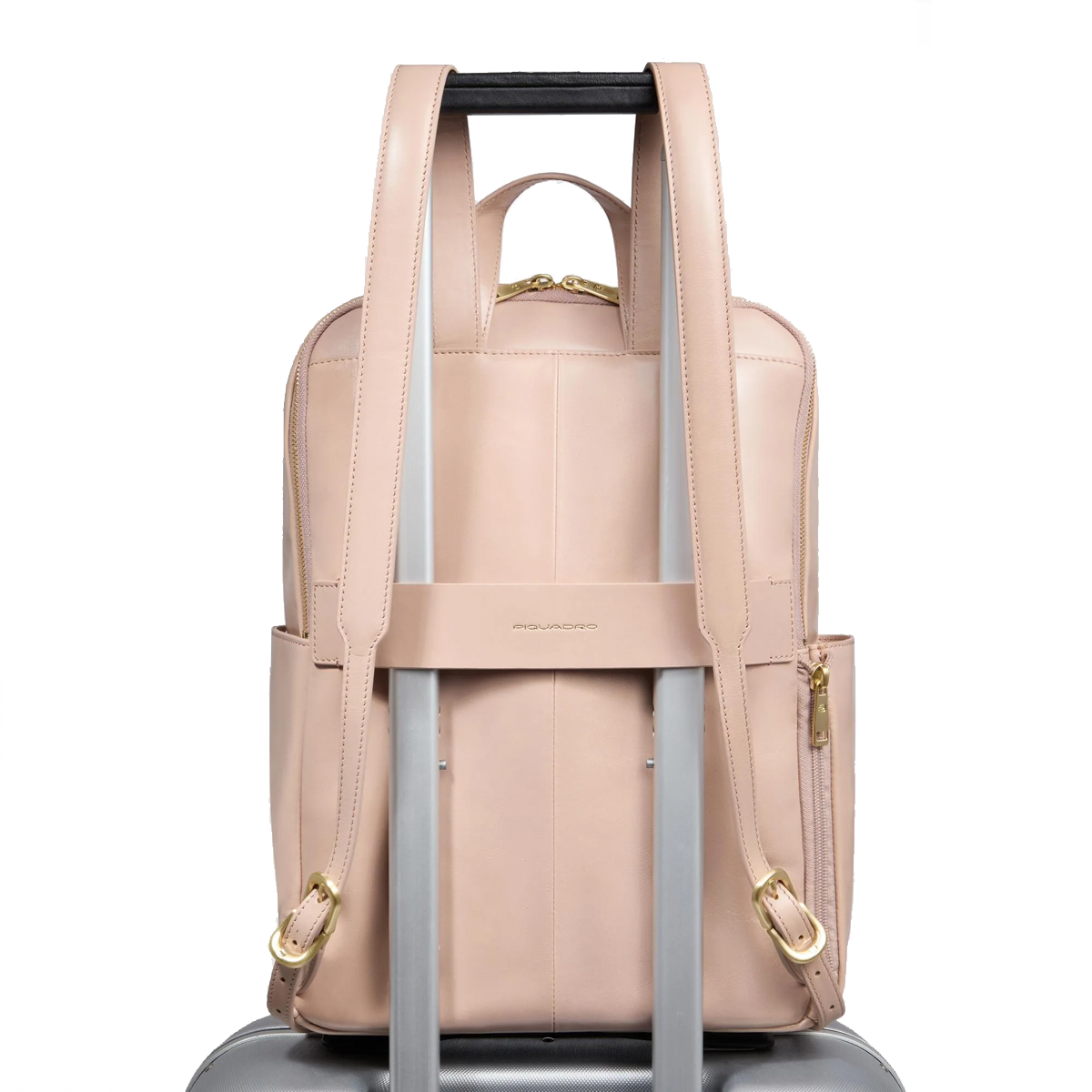 Piquadro ZAINO DONNA PORTA PC 14'' 2 COMP. IN PEL. RO2 ROSA2