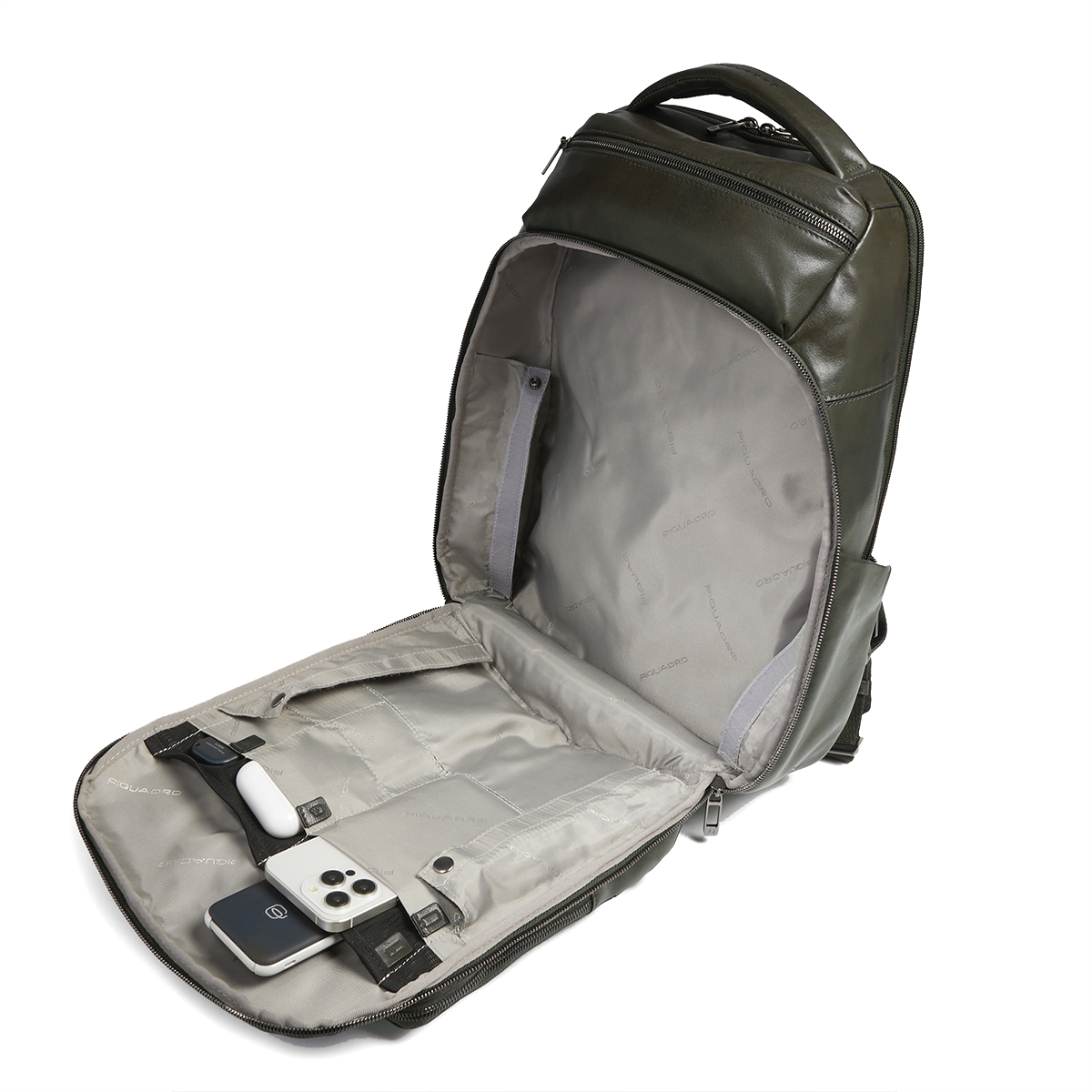 Piquadro ZAINO UOMO PORTA 15,6 PC E IPAD VERDE VERDE