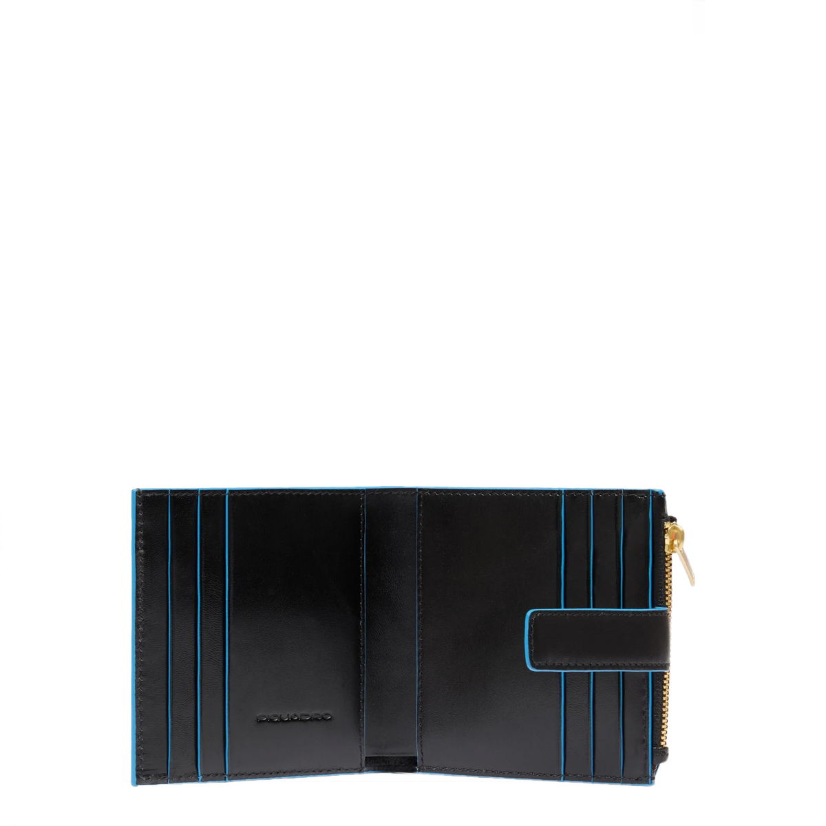 Piquadro PORTACARTE DI CREDITO DONNA IN PELLE NERO NERO