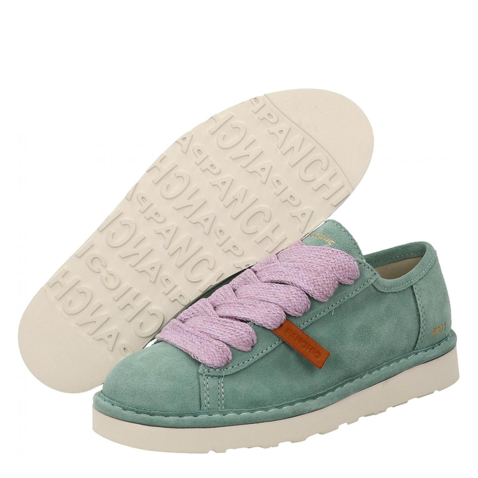 LACE UP SHOES SUEDE granite-green