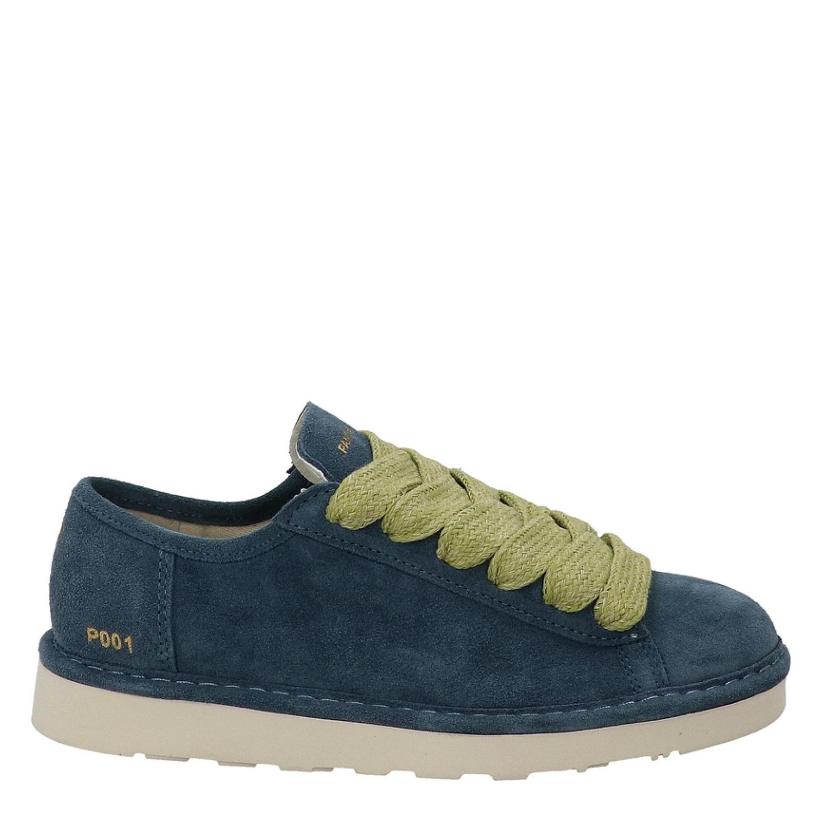 LACE UP SHOES SUEDE denim