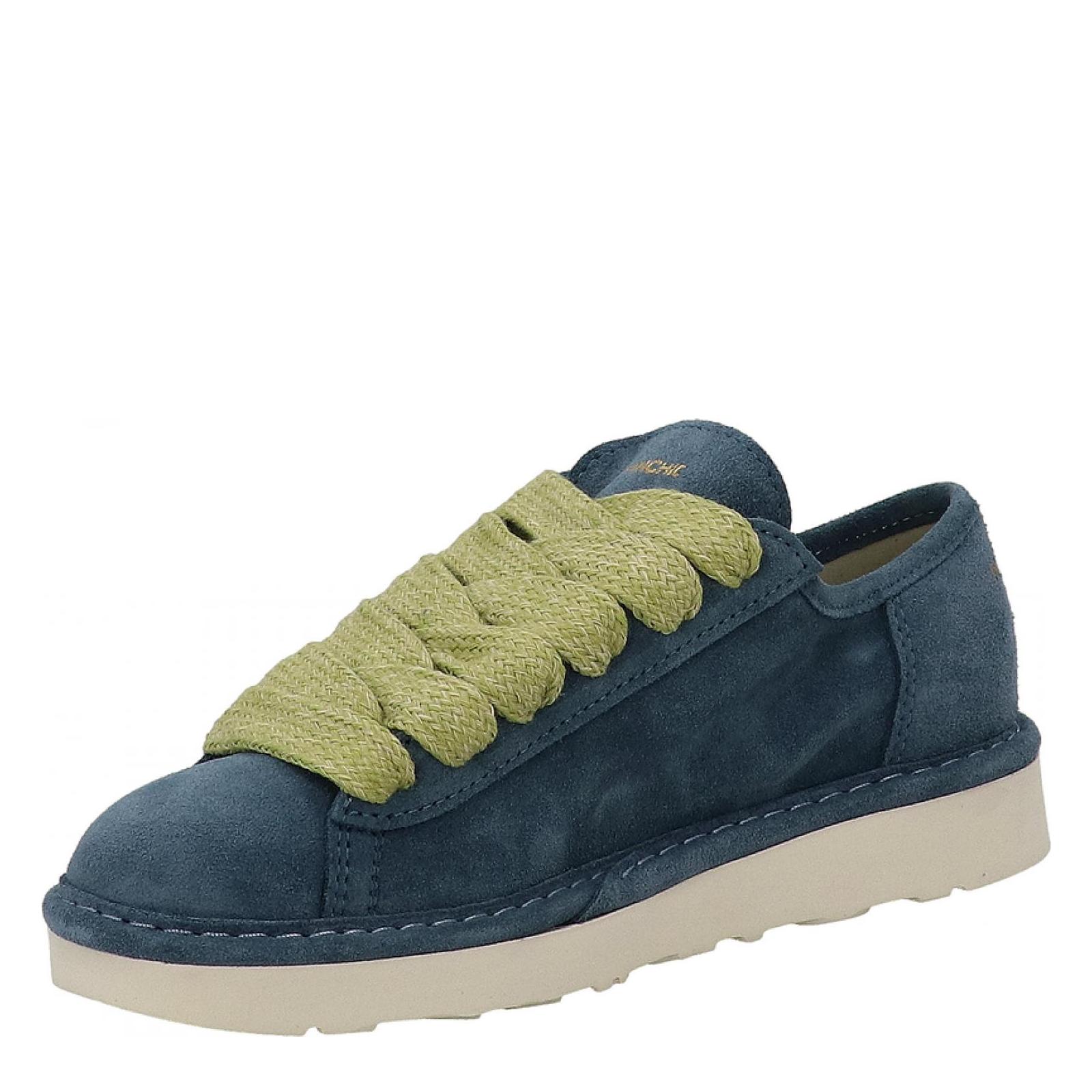 LACE UP SHOES SUEDE denim