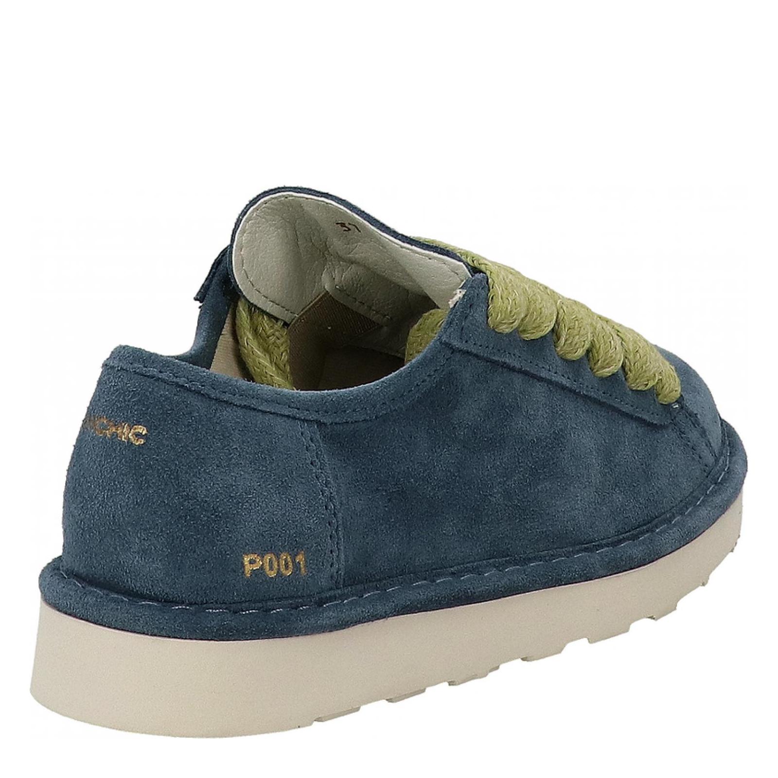 LACE UP SHOES SUEDE denim