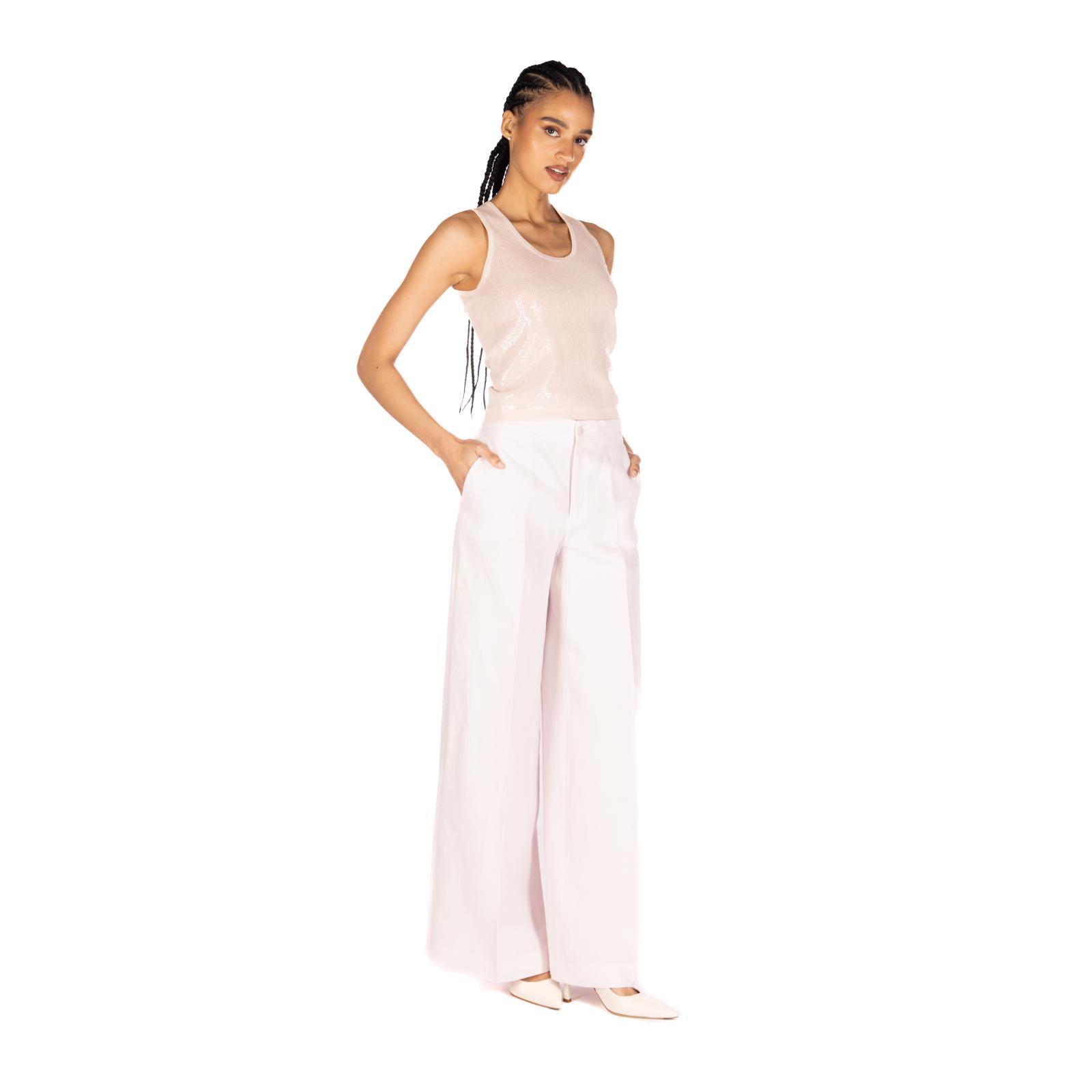 TOP IN MAGLIA RICAMO PAILETTES