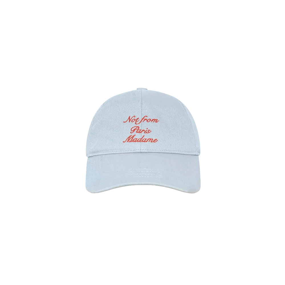 DRÔLE DE MONSIEUR Cappello Casquette Slogan Calligraphy Blue 