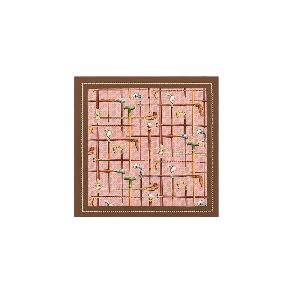 DRÔLE DE MONSIEUR Foulard Soie Cannes