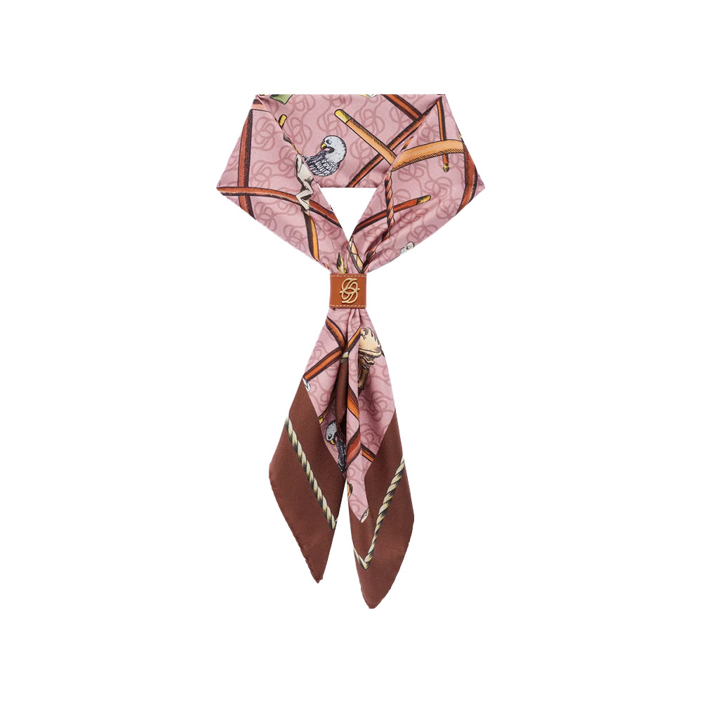 DRÔLE DE MONSIEUR Foulard Soie Cannes