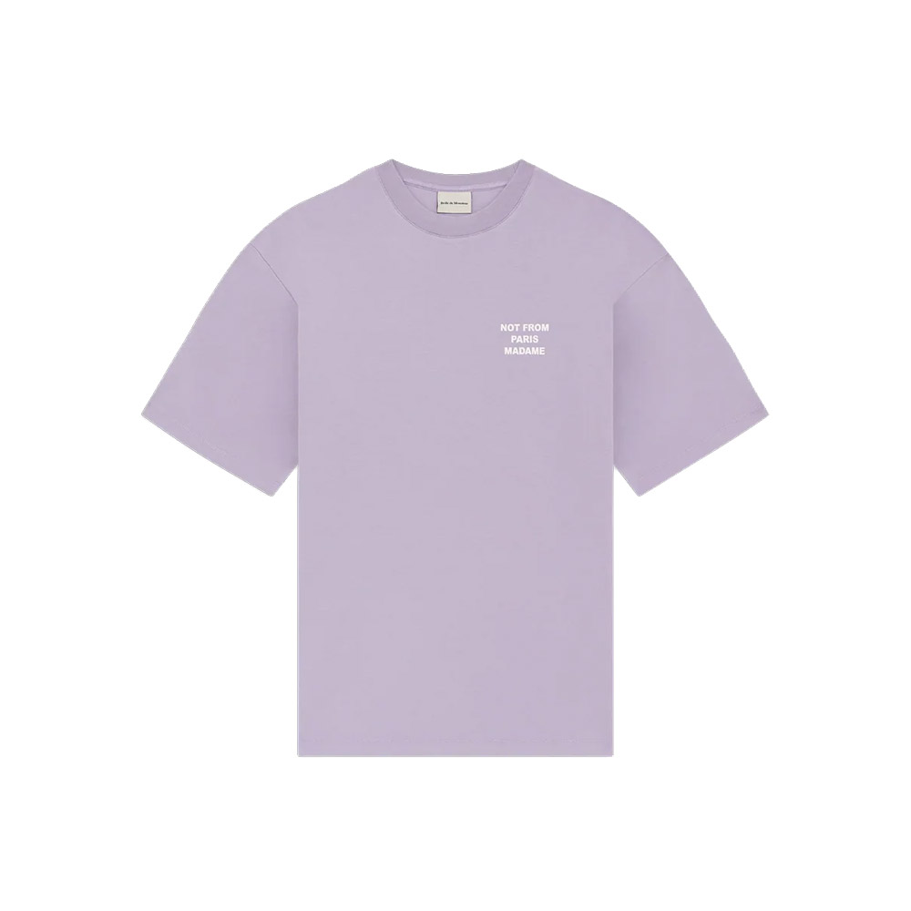 DRÔLE DE MONSIEUR Maglietta Maniche Corte Tee Slogan Lavanda