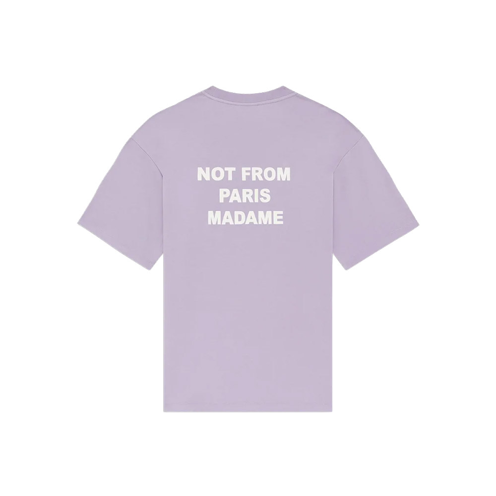 DRÔLE DE MONSIEUR Maglietta Maniche Corte Tee Slogan Lavanda