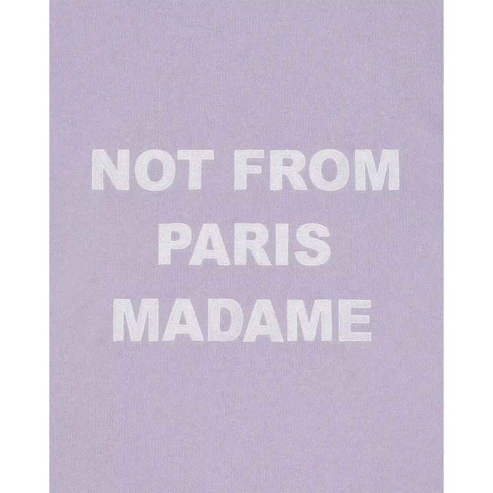 DRÔLE DE MONSIEUR Felpa Girocollo Sweatshirt Slogan Lavanda 