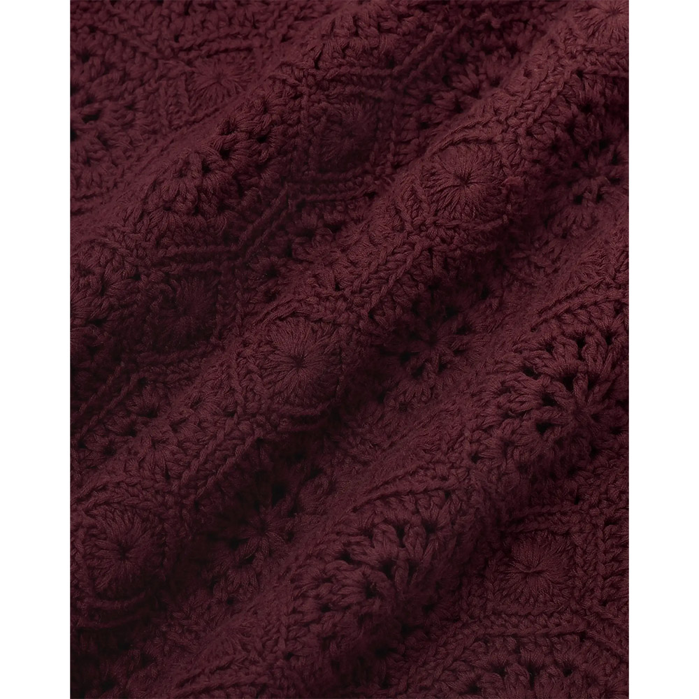 DRÔLE DE MONSIEUR Maglia Smanicata Débardeur Maille Crochet 