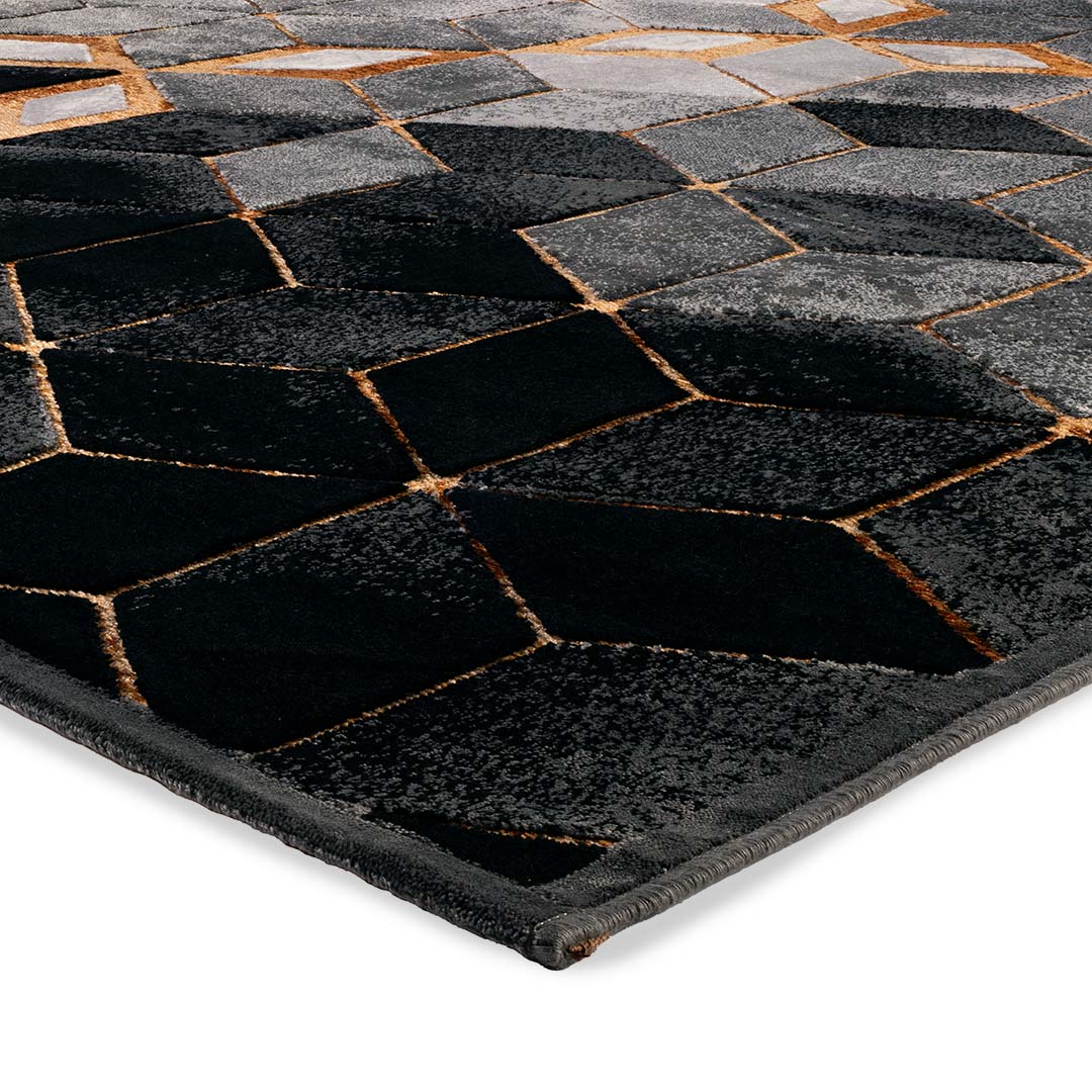 Tappeto GABRIELLE 755X/Q13: Geometria e Raffinatezza per il Tuo Spazio