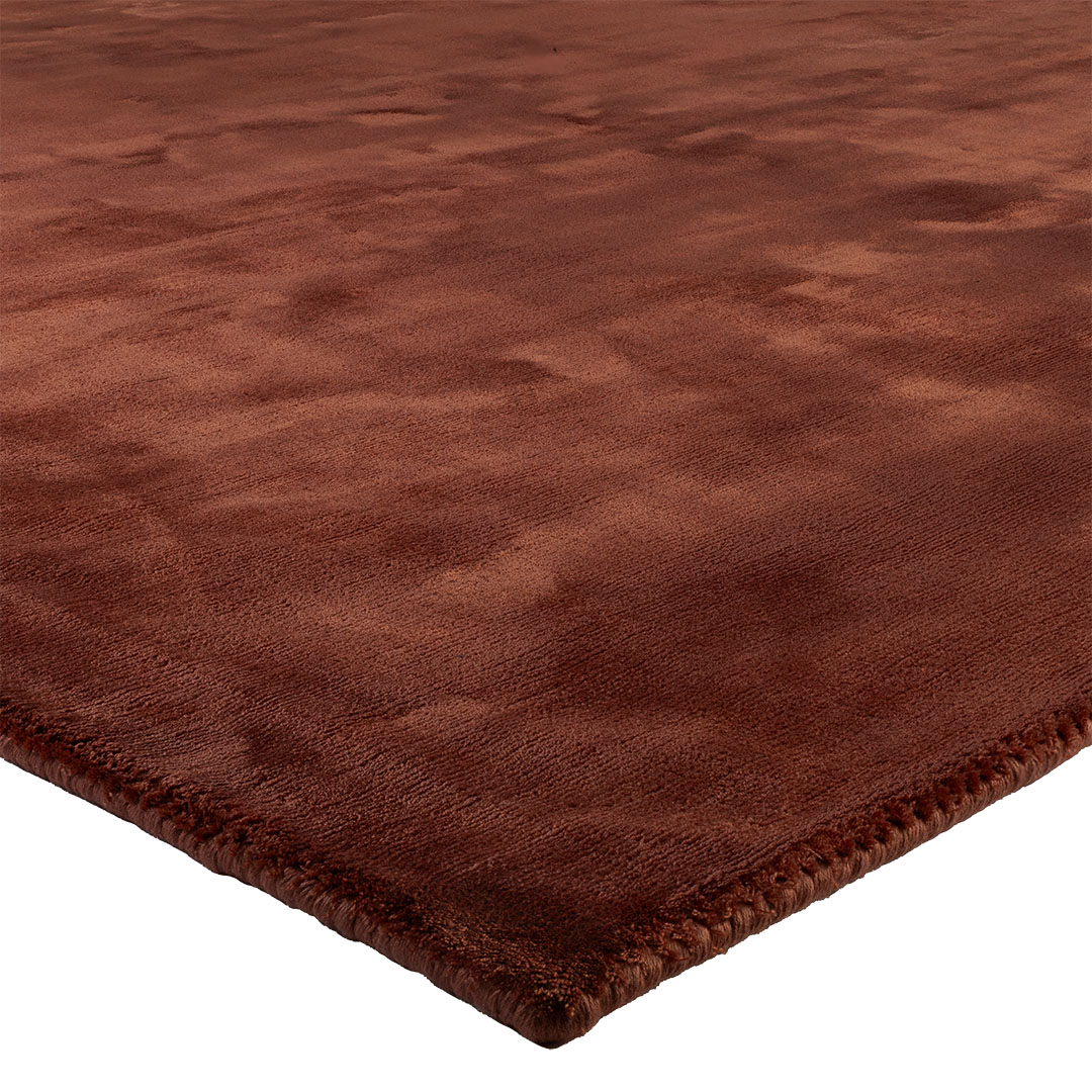 Tappeto Monocromatico EUCALYPTUS RUST: Calore ed Eleganza per la Tua Casa